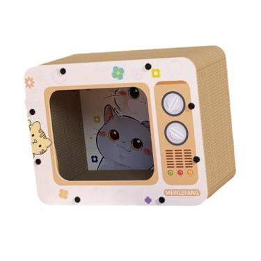 Imagem de Generic Cama para gatos, arranhador para gatos, evita danos à mobília para gatos internos, brinquedo para animais de estimação, projetado para tv,