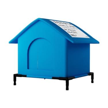 Imagem de Baoblaze Casinha de gato para exterior, abrigo isolado com telhado, às intempéries do inverno, quente para gatinhos, ideal para jardim, 33cmx33cmx40cm