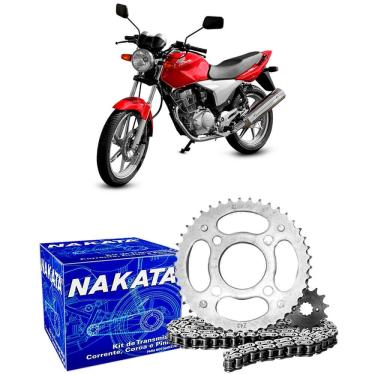 Imagem de Kit Relação Transmissão Moto Honda Cg 150 Sport 2005 A 2008