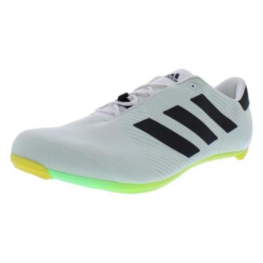 Imagem de adidas Tênis unissex The Road 2.0, Branco nuvem, preto/feixe verde-branco, 11.5 Women/10.5 Men