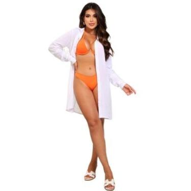 Imagem de Saida De Praia Camisa Chemise Kimono Moda Verão-Feminino