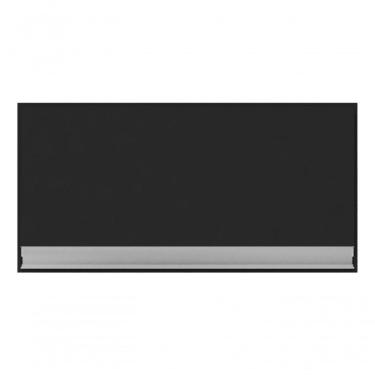 Imagem de Armário Aéreo De Geladeira P/cozinha Andreia 60cm Ajl Móveis Cor Preto