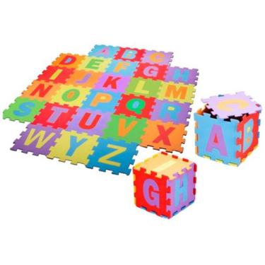 Imagem de Tapete Tatame Eva Infantil Alfabeto 26 Peças 28x28 5mmEvamax