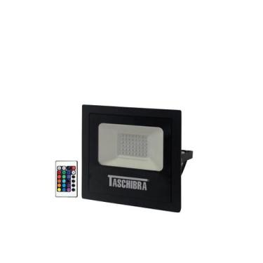 Imagem de Refletor TR Led 20W RGB - Taschibra, Preto