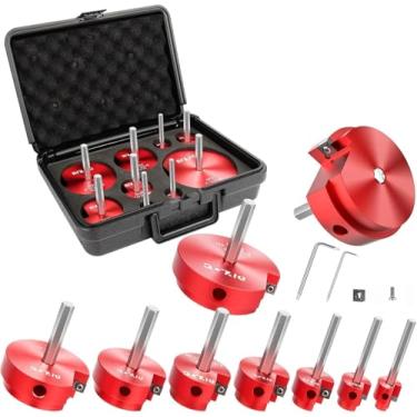 Imagem de 9 peças de alargador de tubo de PVC, protetor de encaixe de PVC, alargador de tubo, alargador de PVC se encaixa em brocas padrão de 1/5.1 cm. Contém PPR50, PPR75, PPR100, PPR125, PPR150, PPR200,