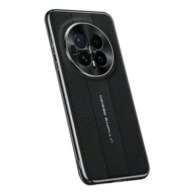 Imagem de LYJSMGZ Capa à prova de choque para Huawei Honor Magic 8 Pro/Magic 8, cobertura total de lente capa de couro leve com proteção contra quedas, preta, Majic 8