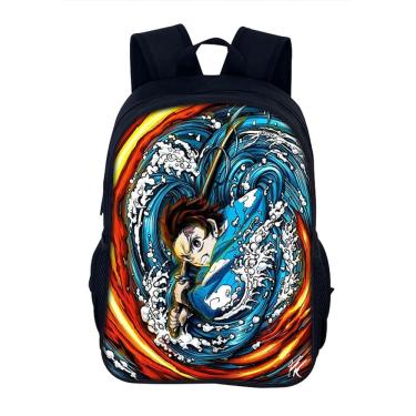 Imagem de Mochila escolar Demons Slayers Anime para crianças