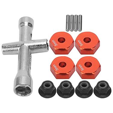 Imagem de Zhjvihx Adaptador Sextavado para Carro RC de 12 Mm, Roda de 12 Mm Com 5 de Espessura, Adaptador Sextavado, Chave Cruzada M4 para Acessório RC para Conjunto de Chave Cruzada de Hexagonal (#1)