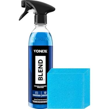 Imagem de Cera Blend Liquida Automotiva Vitrificadora Vonixx Carnaúba 500ML + Aplicador Mlt