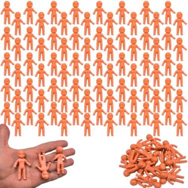 Imagem de Bonequinhos para Maquete Escolar Mini Plástico Atacad Xaxá (bege, 1 unidade, 20)