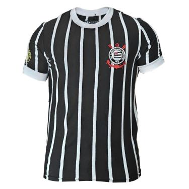 Imagem de Camisa Corinthians Retrô 1977 Campeão Paulista - Masculino Tamanho:P;Cor:;Gênero:Masculino-Masculino