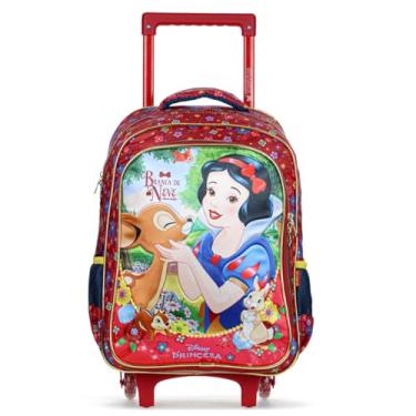 Imagem de Mochila de Rodinhas Escolar 16 Branca De Neve Y