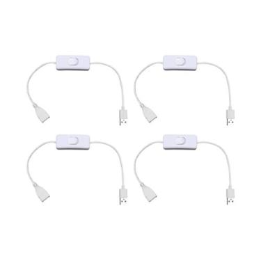 Imagem de Cabo USB Com Interruptor Liga/Desliga E Extensão Para Fita De LED, Fer