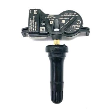 Imagem de Sensor TPMS para carro compatível com Dodge Dart 2013 2014 2015 2016 e Durango 2016-2018. Sensor de monitoramento de pressão dos pneus TPMS 68313387AB 68105280AF (1 peça)