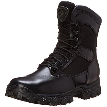 Imagem de ROCKY Tênis masculino Alpha Force 15 cm impermeável bico macio para trabalho seguro casual - preto, Preto, 14 Wide