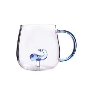 Imagem de Caneca Vidro Borossilicato Baleia 3D 350Ml - Allmix