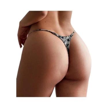 Imagem de String De Algodão Leopard, Tanga De Baixa Cintura, Lingerie Sexy, Cuec