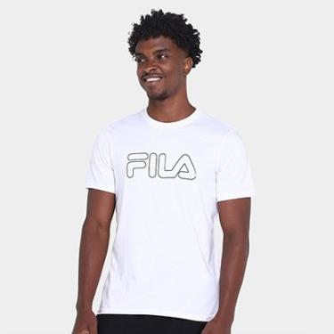 Imagem de Camiseta Fila Letter Outline Masculina-Masculino