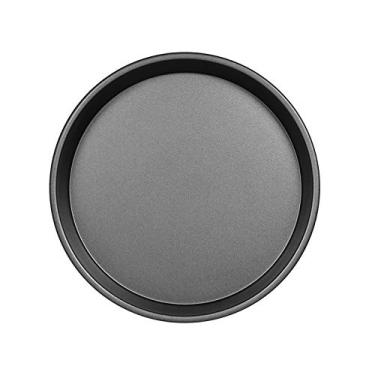 Imagem de Bandeja de assar redonda antiaderente para pizza aço carbono cozimento no forno multifuncional folha