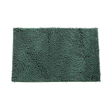 Imagem de Tapete de Banheiro em Chenille Peludo Microfibra Ultra Macia Absorvente Água Fluffy Confortável Lavável à Máquina para Pia Chuveiro Casa Sala Estar Co