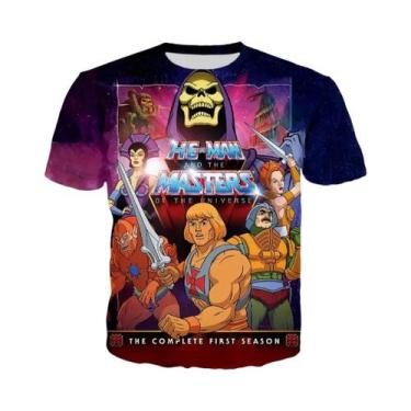 Imagem de Camiseta Unissex Oversized Com Estampa 3D He-Man Masters of the Univer