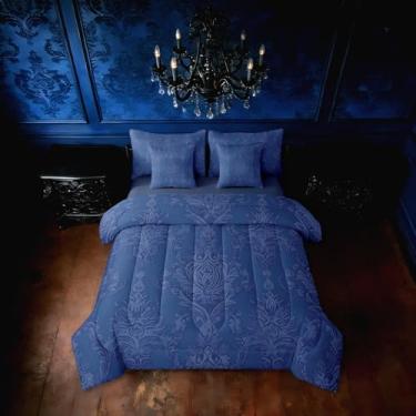 Imagem de Erosebridal Conjunto de edredom floral vitoriano, 7 peças, para adultos, adolescentes, vintage, boêmio, exótico, para decoração de quarto