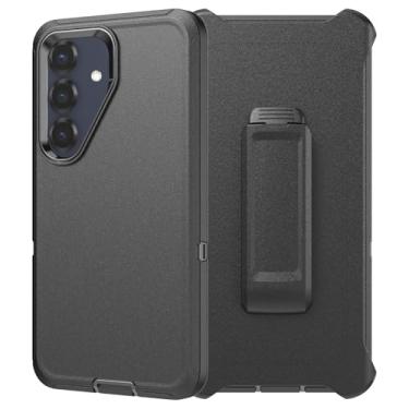Imagem de YmhxcY Capa da série Defender para Samsung Galaxy S26 Plus 5G, robusta e durável, camada segura à prova de choque de nível militar, com proteção de porta, inclui clipe de suporte para coldre para S26