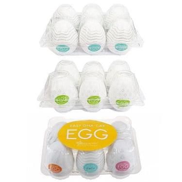 Imagem de Masturbador EGG Magical Kiss - Kit 6 Unidades - Silicone Tátil - Prazer Intenso e Variado