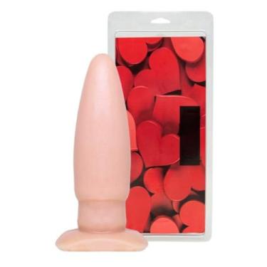 Imagem de Plug Anal Maciço 12 X 3,5Cm Brinquedo Erótico Anal Estimulador Suave e Macio PG05 (NATURAL)