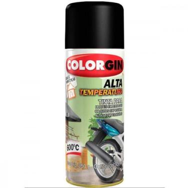 Imagem de Tinta Spray Colorgin Alta Temperatura Aluminio 300Ml 5723