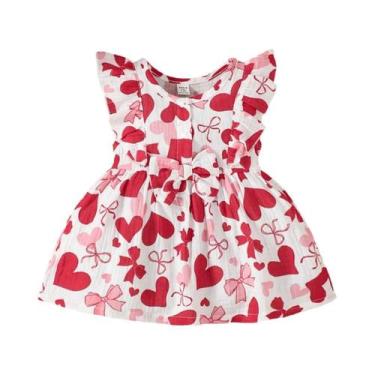 Imagem de Conjunto De Roupas De Verão Para Bebê Menina Recém-Nascida, Vestido Se