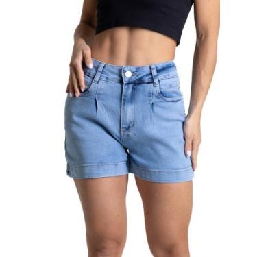 Imagem de Shorts Jeans Sawary - 281132 - Azul médio 42, Azul, 42