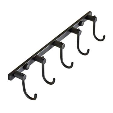 Imagem de Prateleira de armazenamento de ferragens de banheiro, toalheiro, gancho de banheiro, cabide de parede, gancho para toalha, toalheiro, pacote com 1