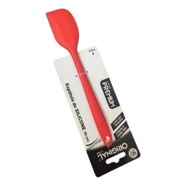 Imagem de Espátula De Silicone 20cm Reforçada Jjb Utilidades Vermelho