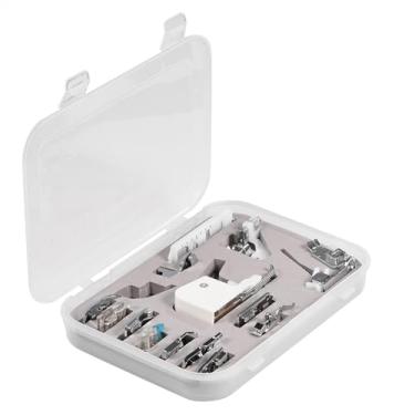Imagem de Generic Kit de Calcador de Metal, de, 15 Peças, para Máquinas de Costura, Cantor, Em Caixa de Plástico Conveniente