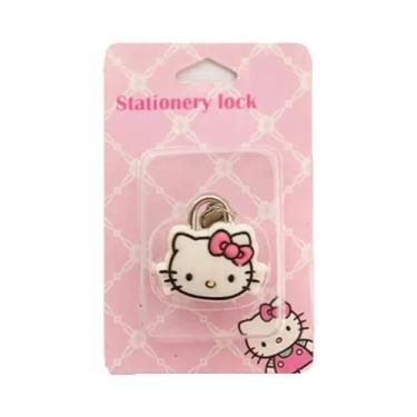 Imagem de Cadeado Mini Hello Kitty My Melody Anime Stitch Em Aço Inoxidável Anti