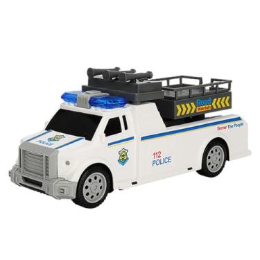 Imagem de Carros de Brinquedo | Camião Realista Interativo | Veículo de Resgate Elétrico de Brinquedo com Música e Luz | Para Crianças Meninos Pré-Escolar Jardim de Infância Infantário Brincar na