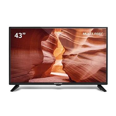 Imagem de Tela 43 Pol. Full HD Multilaser Entradas HDMI USB HDMI + Conversor TV Digital - TL018