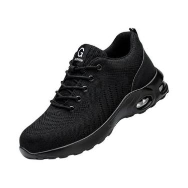 Imagem de Tênis De Segurança Unissex Respirável Com Biqueira De Aço E Amortecime