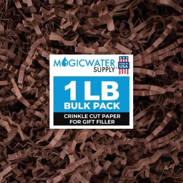 Imagem de Papel de corte enrugado MagicWater Supply 1 kg de café marrom