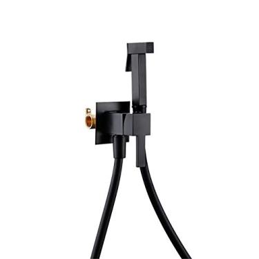 Imagem de Banheiro Wc Ducha Banheira Assento Bidê Spray de Água Mini Chuveiro de Mão Muçulmano Conjuntos de Armas Shattaf com Pulverizador Portátil Desviador de Latão