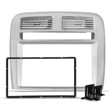 Imagem de Moldura do Painel 7 Polegadas Punto 2008 a 2012 Prata