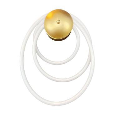 Imagem de Arandela Moderna Hose Dourada 38cm Led 50W 3000K Bivolt DS8256 Delis