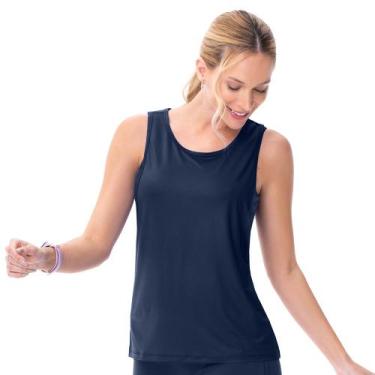 Imagem de Regata Fitness Dry Navy Zee Rucci, G