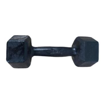 Imagem de Halter Sextavado Pintado 4kgs Musculação Academia Em Casa - 1 Fit