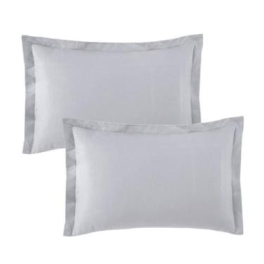 Imagem de Kit 2 fronha 3 abas - 50 x 70 - diversas cores - bom sono, Cimento Que