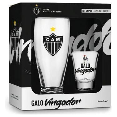 Imagem de Kit Tulipa Copo Dose Atlético Mineiro-Unissex