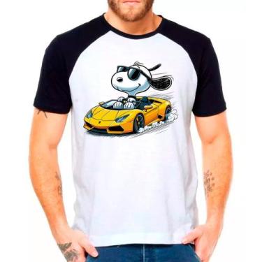 Imagem de Camiseta desenho snoopy camisa masculina lançamento 02 - DESIGN CAMISE