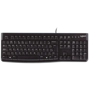 Imagem de Teclado Logitech K120 Resistente à Respingos Preto ABNT2-Unissex