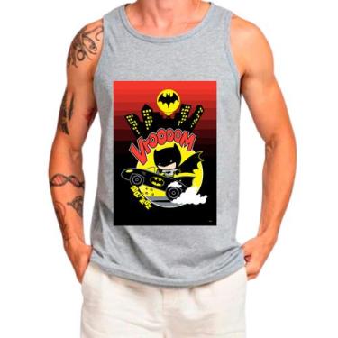 Imagem de Camiseta batman super herói camisa regata masculina lançamento 01 - DE